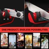 HZXOKE Knife Sharpener, 4-in-1 Kitchen Knife Sharpener, 6 Adjustable Sharpening