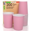 200 Paper Cups 200ml Eco Friendly Biodegradable Disposable Cups Made