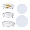 TIMJJG 2 Pieces Stainless Steel Steam Rack, 2 Steam Cloths