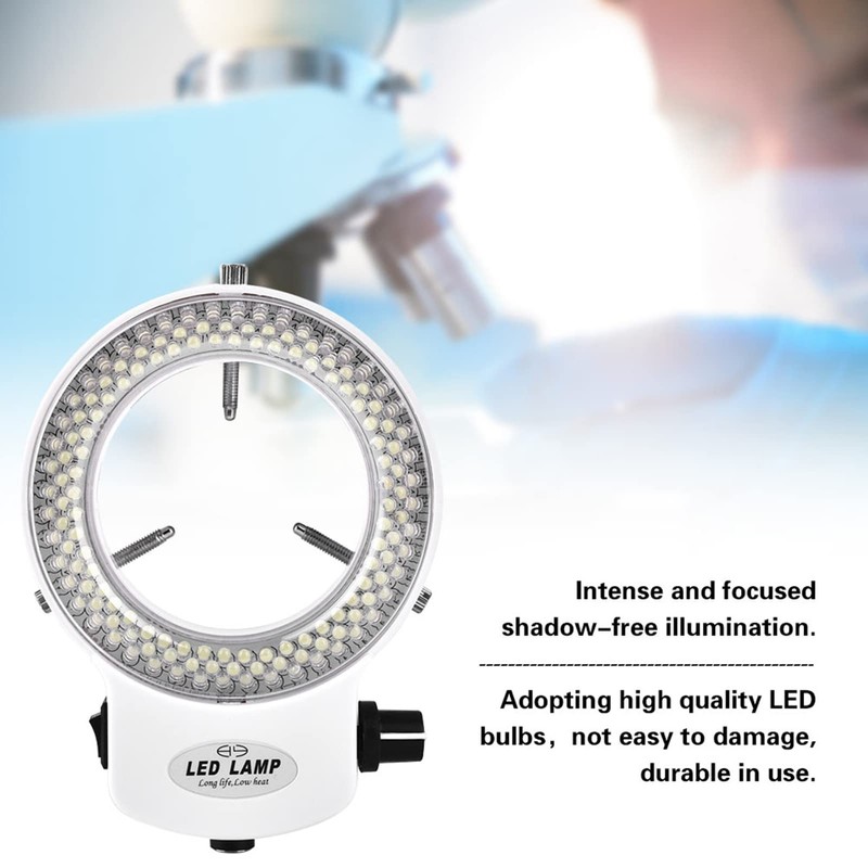 LED Ring Light, 144 LED Ring Lamp Illuminator Adjustable Brightness