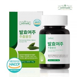 국산여주 발효여주분말 셀메이드 발효여주추출물정 1병 발효여주추출분말 국내산여주 Korean-made fermented bitter melon powder, Selmade fermented bitter melon extract tablets 1 bottle, domestic bitter melon extract powder