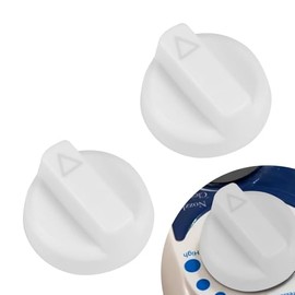 Replacement Knob for Luxe Bidet Neo 120 & Neo 185, Durable Bidet Toilet Parts with Symbols, Easy Install White