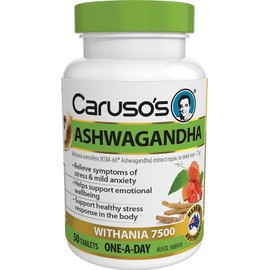 Caruso’s Natural Health Caruso's Ashwagandha One A Day Tab X 50