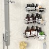 UUlioyer Stainless Steel Corner Shower Caddy, Shower Shelf No Drilling,