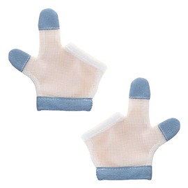 Mokkker Thumb Stop Sucking Glove Treatment Kit for Baby,Comfortable and Breathable Thumb Sucking Guard for Kids,Infant Fingers Sucking Treatment Kit (1Pairs M)