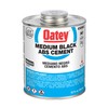 Oatey 30902 ABS Medium Cement, Black, 32-Ounce, 32 oz, 32
