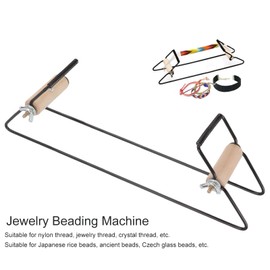 HERCHR Metal Bead Loom Kit, DIY Creative and Fun Bead Loom Kit for Bracelets, Necklaces, Belts Glass Bead Kits for Bracelet Making Beading Loom