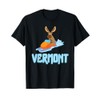 Vermont Moose Snowmobile Sled Gift for Riders T-Shirt