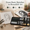 54-Piece Drawing and Sketching Kit for Artists – Complete Pencil