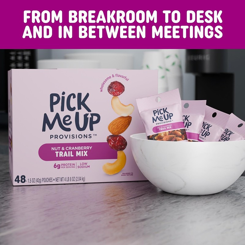 Pick Me Up Provisions Nut & Cranberry Trail Mix, 48