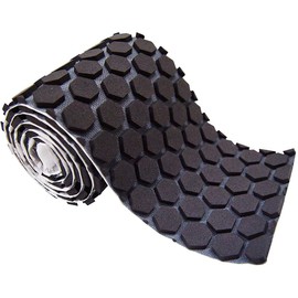 McDavid 6650 Hex Skin Protective Padded Performance Tape Roll, Black, One Size