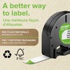 Dymo LetraTag Plastic Label Tape, 12 mm x 4 m