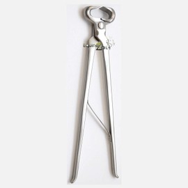 12” Hoof Nipper Spring Loaded Farrier Tool – Vanadium Steel, Dull Finish – Heavy-Duty Horse Hoof Trimming Tool for Farriers, Blacksmiths, Equine Hoof Care, Shoeing, Trimming, and Maintenance