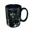 David Gonzales Art - Taza de pavo real, 453 ml