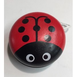 Unbranded 12 Ladybug Yoyo Wooden Lady Bug Toy New Wholesale Party Favor