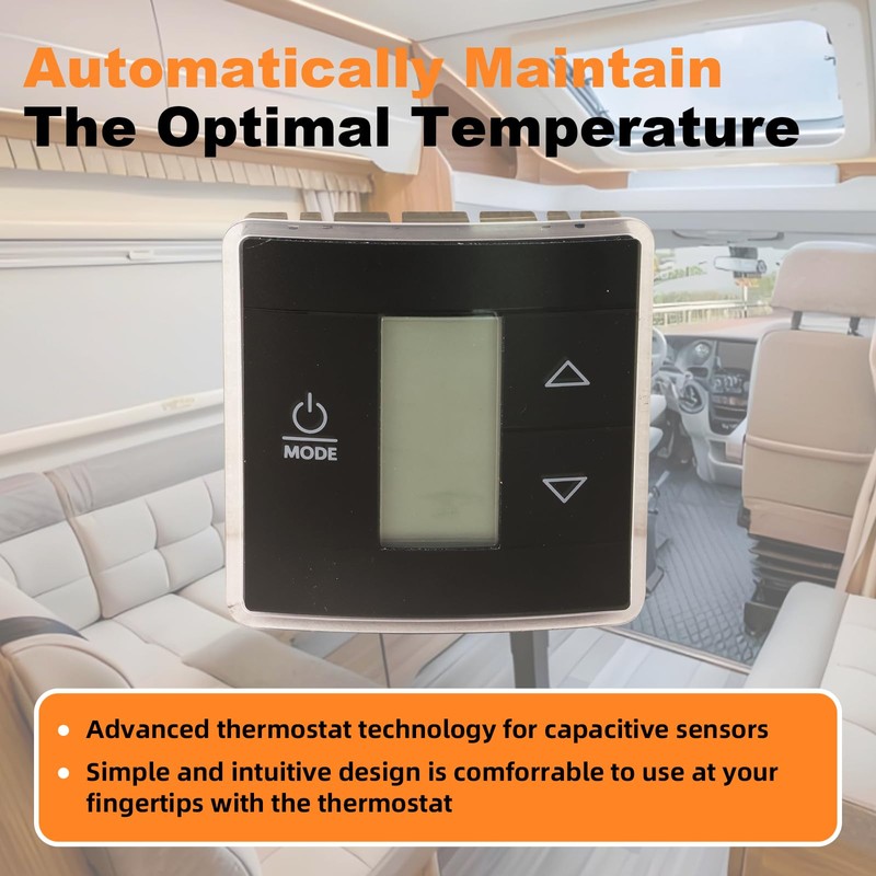 MILIPARTS RV Wall Thermostat Updated Version 3316250.712 Single Zone RV
