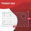 Kitchen Sink Protector Grid 28x14 Inch, Stainless Steel Sink Bottom
