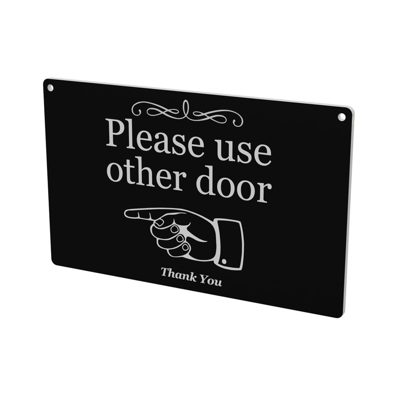 Reversible | Double Sided | Black and White 'Please use