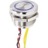 Renkforce RF-4707818 Bell Push Button with Piezo Single Stainless Steel