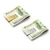 Qancekoo 2 PCS Stainless Steel Slim Money Clips Sturdy Cash
