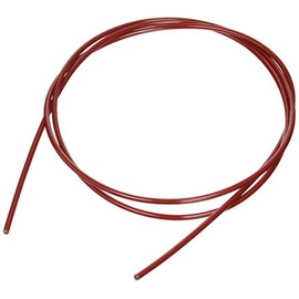 NISSEN Cable Co., LTD Vintage Outerwear for Brakes, Stainless Steel Round Wire Type, 6.6 ft (2 m) Roll, Classic Red