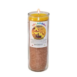 VELADORA DE MIEL | BIENESTAR, ARMONÍA VELA AROMÁTICA DE INTENCIÓN, ORIGINALES JAC