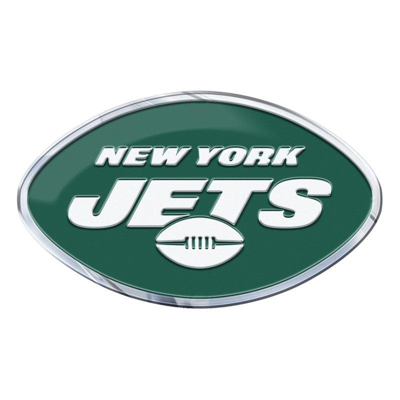 Fanmats 60465: New York Jets Heavy Duty Aluminum Embossed Color