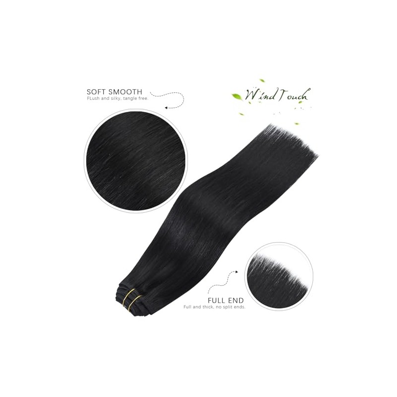 Extensiones de cabello con clip WindTouch Extensiones de cabello humano