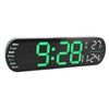 Digital Wall Clock with Remote Control Big LED Screen Display
