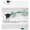 HiFi Speaker Cable Bracket, HiFi Speaker Wire Bracket, Aluminum Power