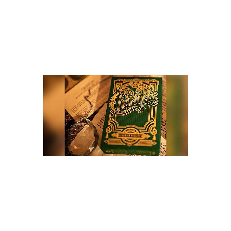 KOOMA Charmers Playing Cards (Green) & Clear Plastic Protective Playing