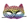 Widmann 03648 Leopard Mask with Moustache and Eyelashes, Multicoloured, Standard