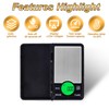200X0.01g Digital Scale, Mini pocket scale with Black-lit LCD Display,