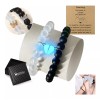 Dazisiny 2 Pulsera De Parejas Imán Brilla Regalo Para Mujeres