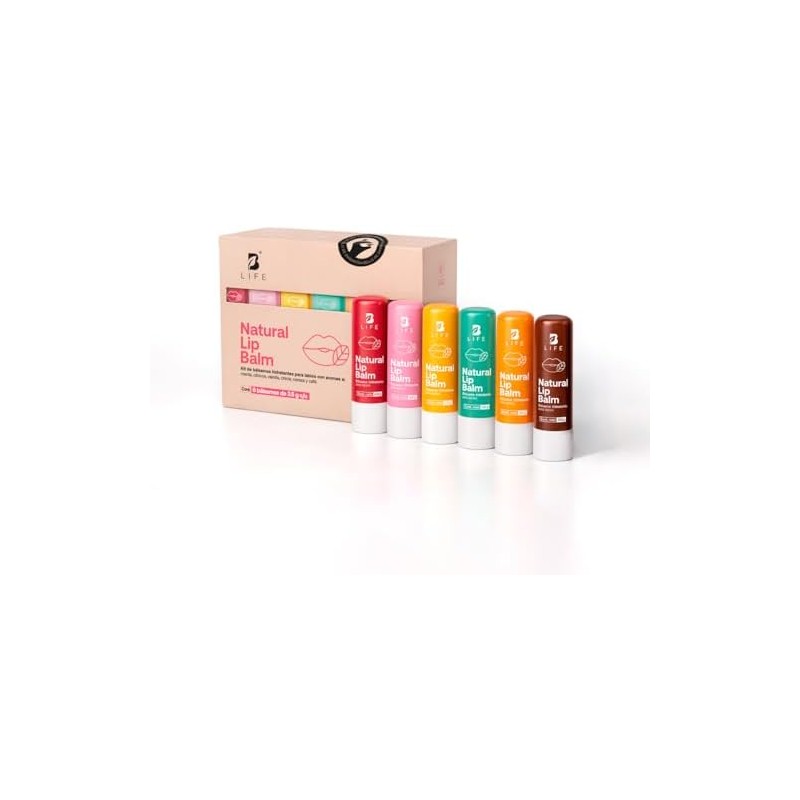 B Life Kit De 6 Bálsamos Labiales en Barra con