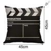 4 pcs Movie Pattern Pillow Cases, Sunshine Cushion Covers Throw