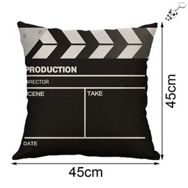 4 pcs Movie Pattern Pillow Cases, Sunshine Cushion Covers Throw Pillow Case Cotton Linen Pillowcase Flowers Pattern Covers Cases Home Decoration,18x18 Inches