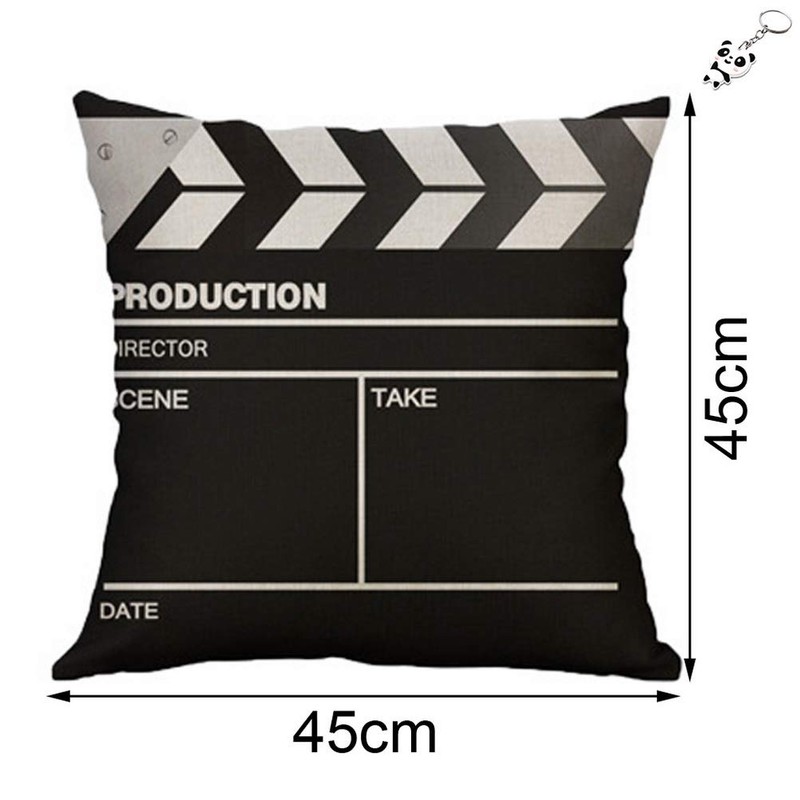 4 pcs Movie Pattern Pillow Cases, Sunshine Cushion Covers Throw