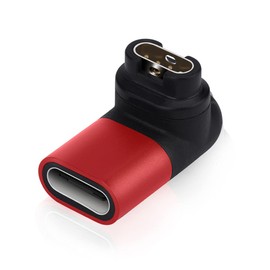 Eiduoiry Garmin Watch USB-C Charger Adapter Garmin Charging Cable Converter Compatible with Garmin Fenix 7/7S/7X, Instinct 2/2S/Solar, Vivoactive 4/4S/3, Forerunner 245/945/55/45, etc. (Red)