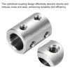 MECCANIXITY Rigid Screw Coupling 10mm to 10mm Shaft Coupler Connector