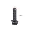 sourcing map M4 x 16mm Carbon Steel Phillips Pan Head