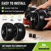 11x6.00-5 Lawn Mower Tires 2-Pack for Front Wheels – Puncture-Free