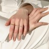 Florideco 10 PCS Dainty Rings for Women Non Tarnish Stackable