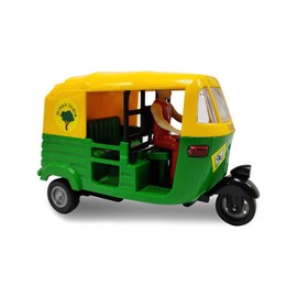Petrichor Indian Handicraft Famous Auto Rickshaw/TUK TUK/Rickshaw Taxi Model Showpiece Collectible Figurine Home Decoration and Gifting (Multi Colour)