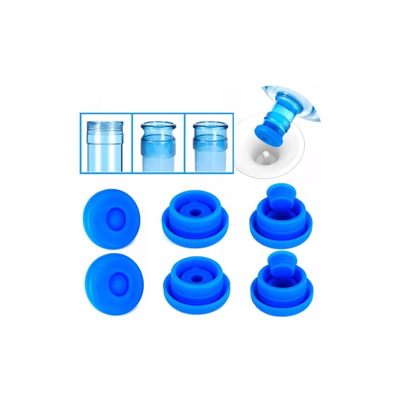 5 Gallon Water Jug Cap Reusable - Non-Spill 55mm Water