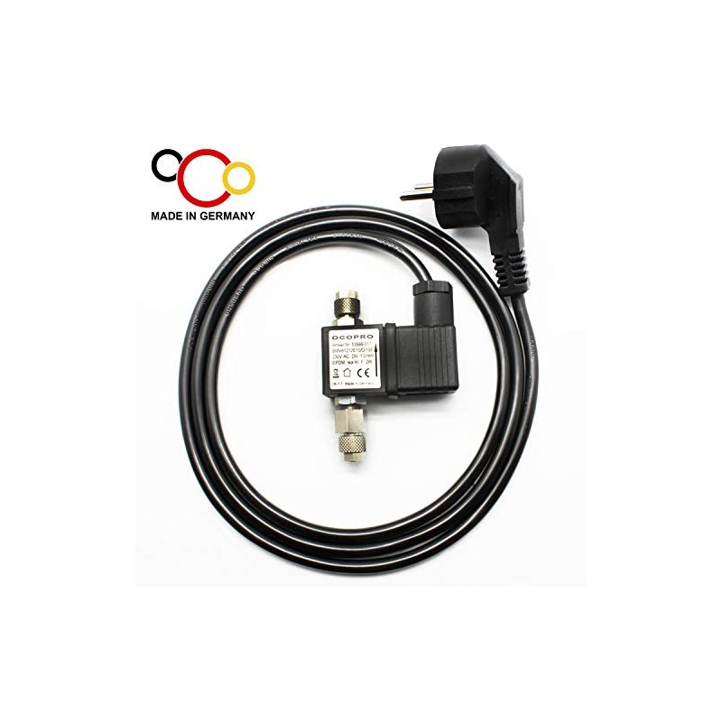 CO2 Night Shut-Off 2-in-1 Solenoid Valve with Backflow Protection Hum-Free