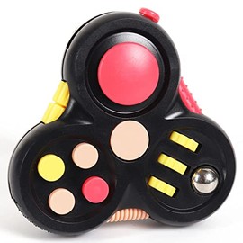 Fidget Pad Toys with 13 Fidget Functions, Fidget Controller Stress Reducer,Fidget Dice Cube Relieve Stress Anti-Anxiety Depression Pad Fidget Spinner for Stress Relief,Anxiety,ADHD, Autism Kids Adult