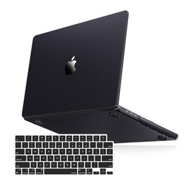MOSISO Compatible with MacBook Pro 16 inch Case 2025-2021 M4 M3 M2 M1 A3403 A3186 A2991 A2780 A2485, Slim Natural Original Color Plastic Hard Shell & Matching Color Keyboard Cover, Space Black Clear