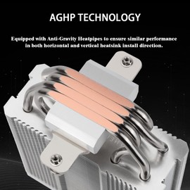 Thermalright Assassin X 120R Digital ARGB White CPU Cooler,Digital Screen Top Cover, TL-P12W-S PWM Quiet Fan CPU Air Cooler, Computer Heatsink Cooling, for AM4/AM5,Intel LGA1851/1700/115X/1200