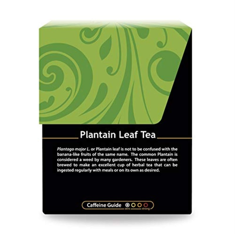 Buddha Teas Organic Plantain Leaf Tea - OU Kosher, USDA